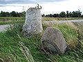 Sächsischer und preußischer Halbmeilenstein