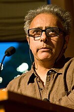 Hanif Kureishi speaking in the Michael C. Carlos Museum at Emory University on 8 September 2008