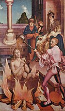 Hans Fries, San Juan en la olla de aceite (1514)