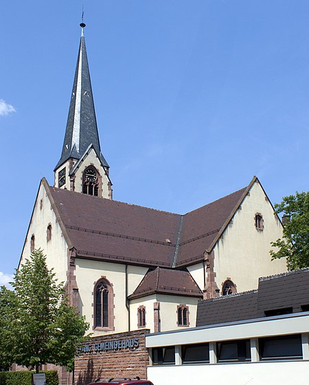 Heidelberg Wieblingen Kreuzkirche 20100721