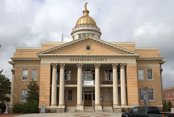 Former Henderson County Courthouse, now used as the Henderson County Heritage Museum