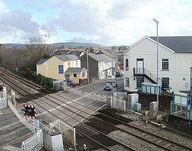 An der Bahnstation von Pencoed