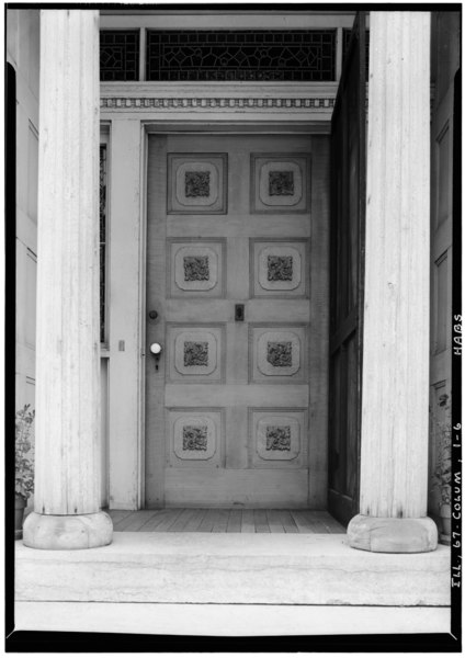 File:Historic American Buildings Survey Lester Jones, Photographer October 1, 1940. DOOR DETAIL - Emelie Grosse House, Columbia, Monroe County, IL HABS ILL,67-COLUM,1-6.tif