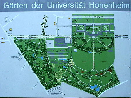 Hohenheim gartenplan