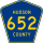 County Route 652 marker