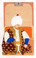 16th century, Selim II, wearing the Ottoman imperial turban.