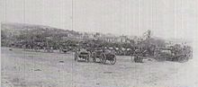 Some of the captured Ottoman transport vehicles at Jenin IWM Q12347Jenin.jpeg