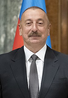 <span class="mw-page-title-main">Ilham Aliyev</span> President of Azerbaijan since 2003