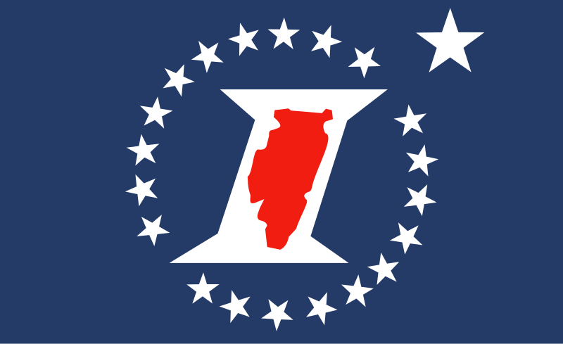 File:Illinois Sesquicentennial Flag.svg