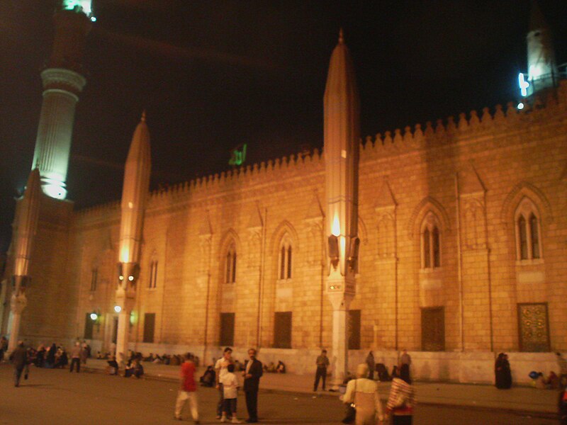 صورة:Imam hussain mosque cairo.jpg