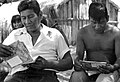 Indians reading Bible stories Chaco Argentina (7342562944).jpg