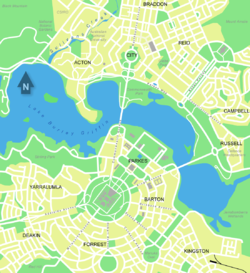 Canberra: Historia, Geografía, Demografía