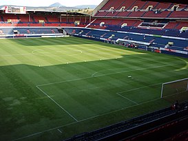 All'interno dello stadio Reyno de Navarra.JPG