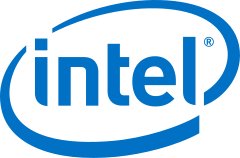 Logo společnosti Intel, která procesor vytvořila