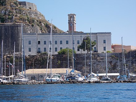 The music lab of the Ionian university located at the old fortress