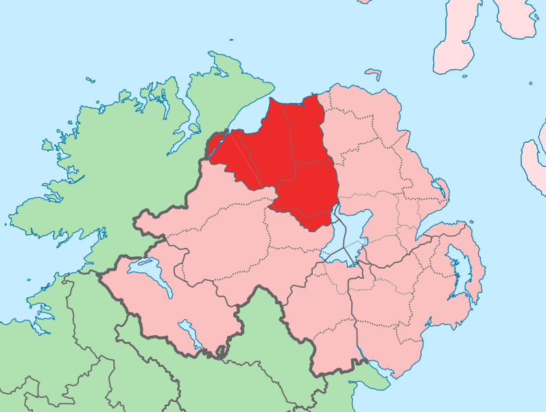 File:Island of Ireland location map Londonderry.svg