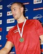 Jérémy Stravius, licencié au club d'Amiens Métropole Natation.