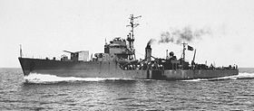 公試中の第二十二号海防艦 （1944年3月、長崎沖）