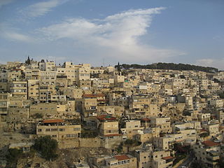 Ras al-Amud Neighborhood in East Jerusalem