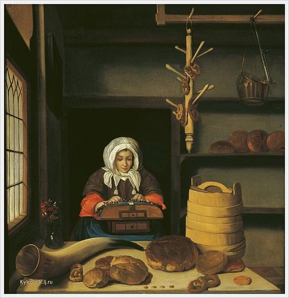 File:Job Adriaensz Berckheyde (Dutch, 1630-1693) «Lace Maker» 1666-75.jpg