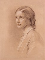 Портрет Жозефин Батлер (1851), Национальная портретная галерея (Лондон), художник Джордж Ричмонд