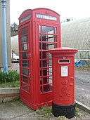 K6 Telephone Box and Edward VII Pillar Box Amberley
