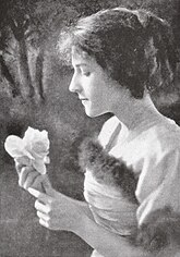 Kalem publicity photo of Miriam Cooper without her "drummer boy" uniform, 1912 Kalem actress Miriam Cooper, 1912.jpg