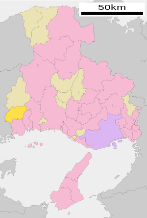 Kamigori in Hyogo Prefecture Ja.svg