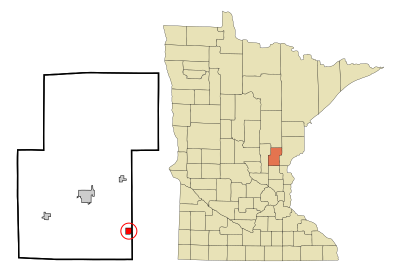 File:Kanabec County Minnesota Incorporated and Unincorporated areas Grasston Highlighted.svg