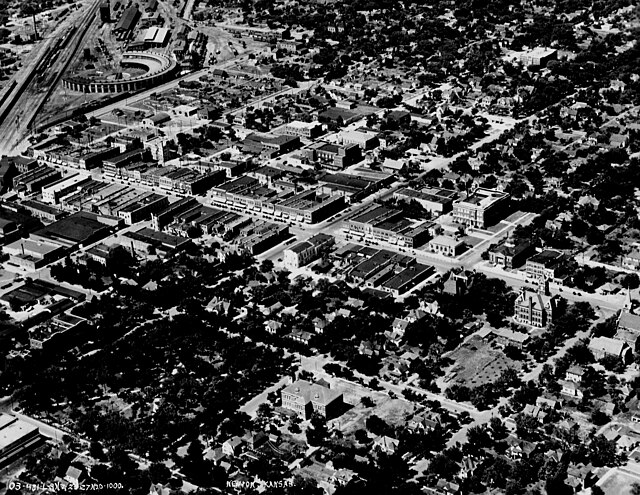 View of the main street, 1920s