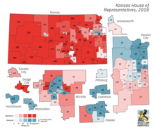 2018 Kansas House of Representatives elections Kansas State House 2018.png