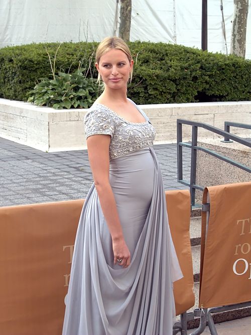 Kurková at the 2009 premiere of the Metropolitan Opera in New York City