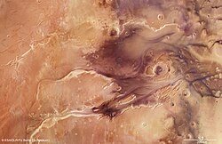 Údolí Kasei Valles (Mars Express)