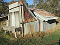 Exterior of Kelly's Hut, northeast of Licola.