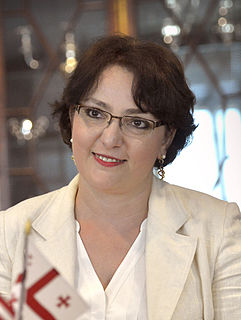 Tina Khidasheli Georgian politician and lawyer