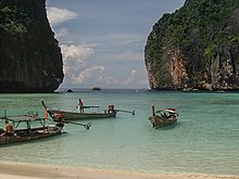 Der Drehort Maya Beach, Thailand