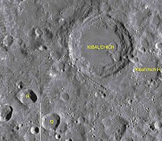 Il cratere sulla Luna