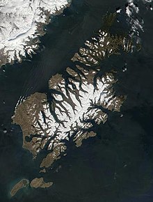 Satellite image of the Kodiak Archipelago including Sitkinak Island Kodiak.jpg