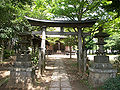 黒川の鎮守、汁守神社の二の鳥居 The Shrine built on center of Kurokawa vill.