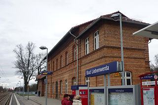 <span class="mw-page-title-main">Bad Liebenwerda station</span> Railway station in Germany