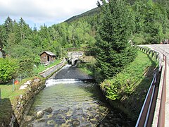 Les ruines du moulin de La Ferrière.