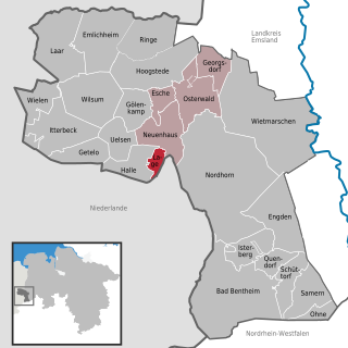 <span class="mw-page-title-main">Lage, Lower Saxony</span> Municipality in Lower Saxony, Germany