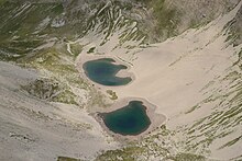 Lago di Pilato visto da Cima del Lago.