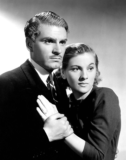 Laurence Olivier and Joan Fontaine, stars of the film