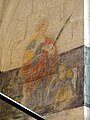 Peinture murale - sainte martyre et ange.