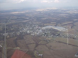 Aerial view of Leesburg