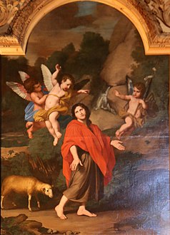 San Giovanni Battista condotto nel deserto dagli angeli, Avignone.