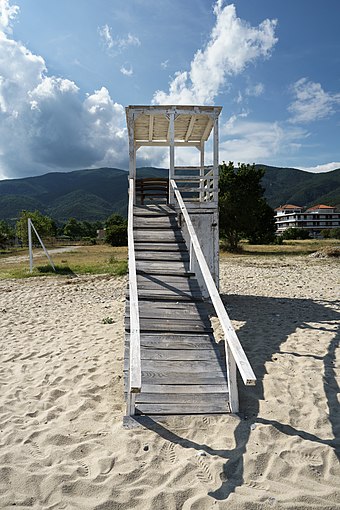 Lifeguard tower, Asprovalta (Greece)