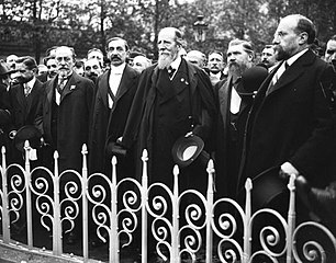 Ligue des Patriotes (1913), Paul Déroulède (vlevo) & Maurice Barrès (vpravo).