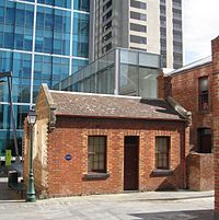 A former house built in 1877 at 17 Casselden Place. Originally part of a terrace of six dwellings Little lon 17 casselden place.jpg